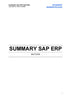 Amsib SAP ERP summary 